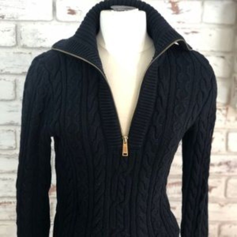 EUC Lauren Ralph Lauren 1/4 Sweater